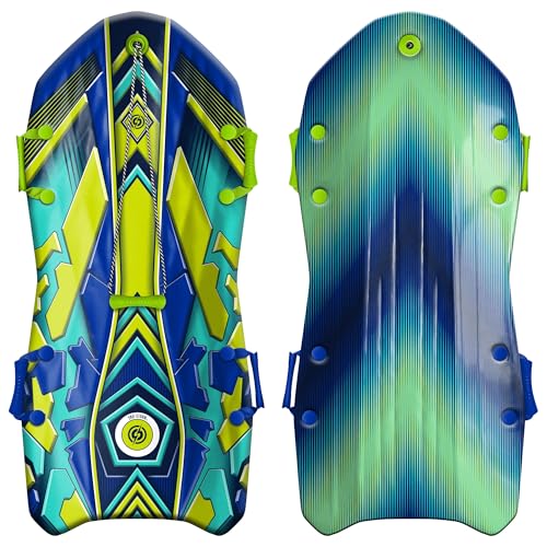 SNO-Storm Premium Foam SNO-Storm Snow Sled | Superior Foam Recreational Snow sled | Tow Rope and...