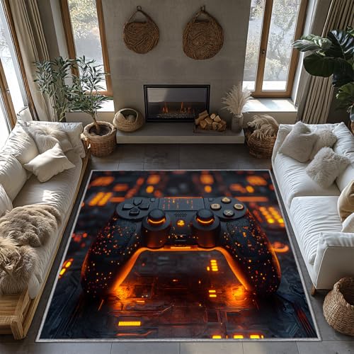 Tapis de manette de jeu grand format antidérapant pour sol de salon