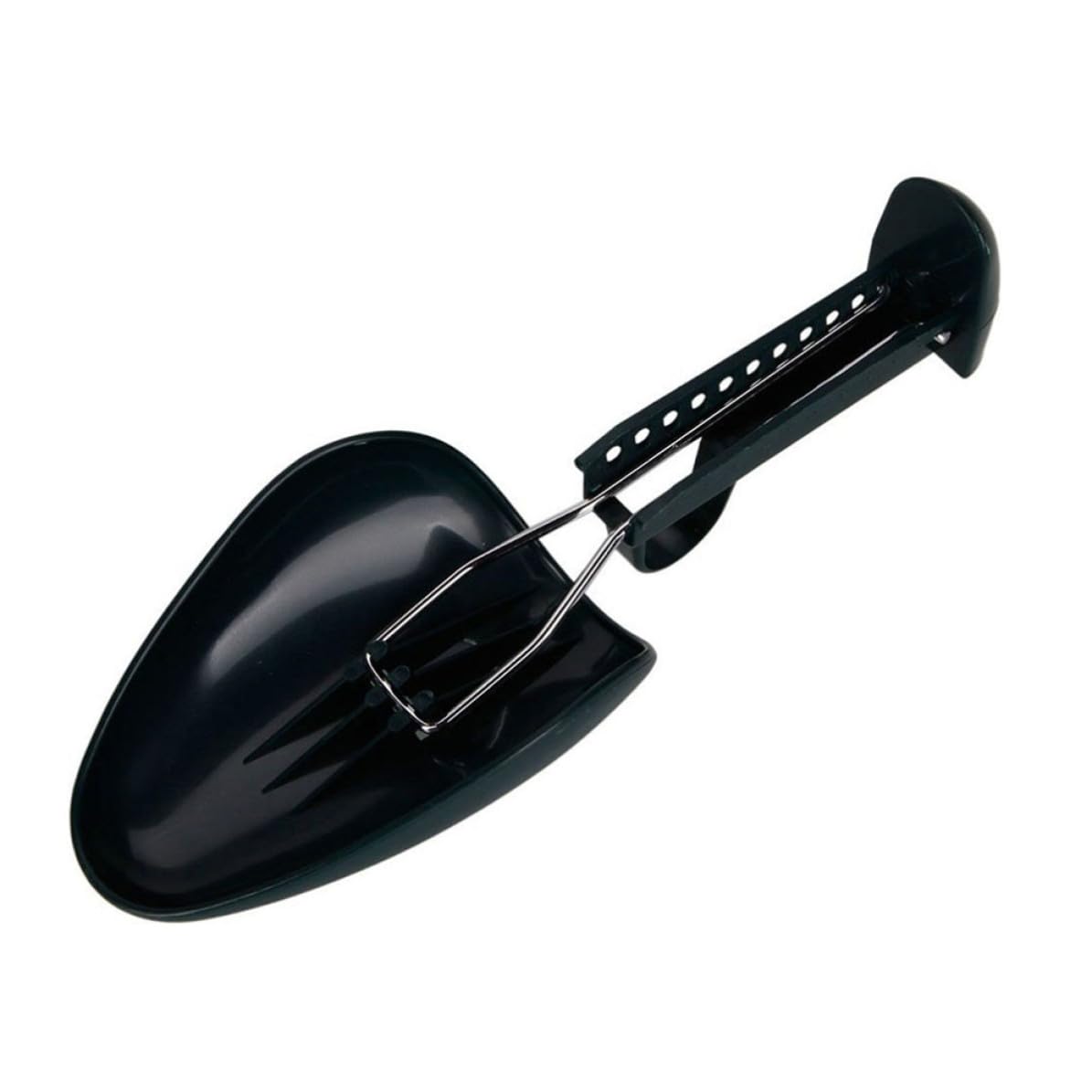 Baluue 10 Paare Verstellbarer Schuhspanner aus Kunststoff in Schwarz Leichter Schuhhalter zum Aufbewahren und Pflegen von Arbeitsschuhen und Alltagsschuhen