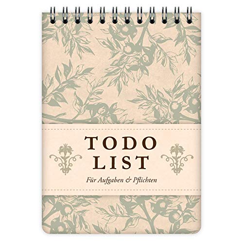 3x etmamu 456 To-Do-Liste A6, 60 Blatt, 3-spaltig, Aufgabenliste für Erledigungen und Zeit-Management Cover