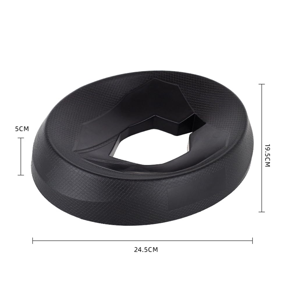 Support De Casque Moto En Forme De Beignet - Coussinet Stable Pour Moto, Motoneige, Skateboard Et Scooter