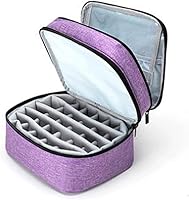 Vista 3 de AIBOLO Make up Bag 1pc Travel Cosmetic Bag Double-Sided Cosmetic Box Organizer with Zipper Portable Storage Suitcase