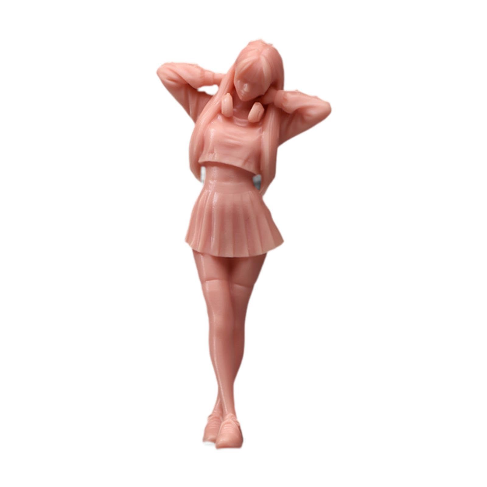 Figura de joven con auriculares para personalizar dioramas y maquetas urbanas