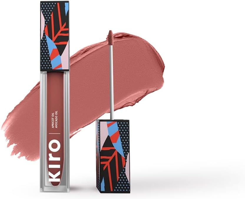 Kiro Non-Stop Airy Matte Liquid Lipstick - Cinnamon Nude (Brown Pink), 5ml | Super-Pigmented, Long-Lasting, hydrating | Waterproof, Smudge-Proof, Lightweight | Infused with Avocado & Apricot Oil