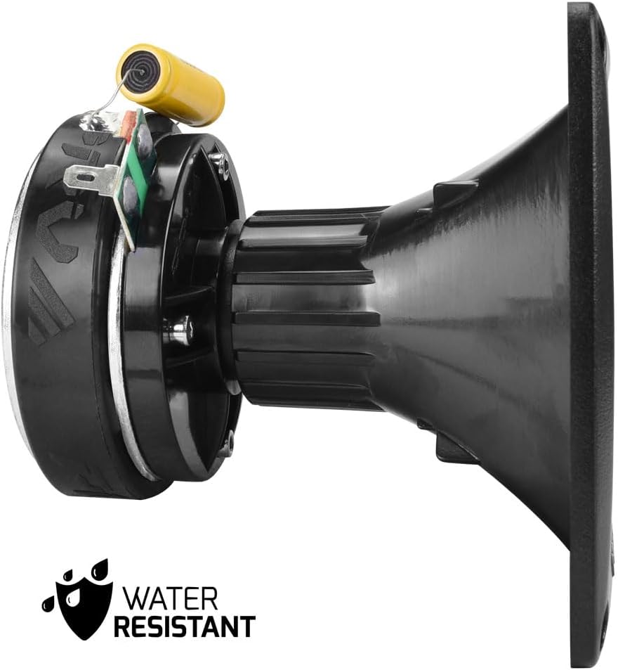 PRV AUDIO 2X WG175Ph 1" Exit Compression Driver, 150 Watts 8 Ohm with Compact Waveguide, 108dB Tweeter Driver + Horn Combo - High Frequency Driver (2 Horn Drivers) Bundle 300 Watts