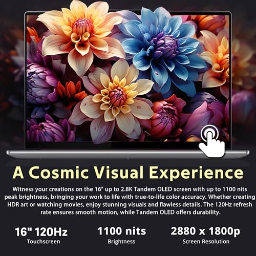Image of Lenovo Yoga Pro 9i 16 inch 2.8K OLED Touchscreen Laptop, Intel Ultra 9 285H, NVIDIA GeForce RTX 5050, 32GB RAM, 5TB Storage(4TB SSD+1TB Docking Station), Backlit Keyboard, Wi-Fi 7, Win 11 Pro, Grey
