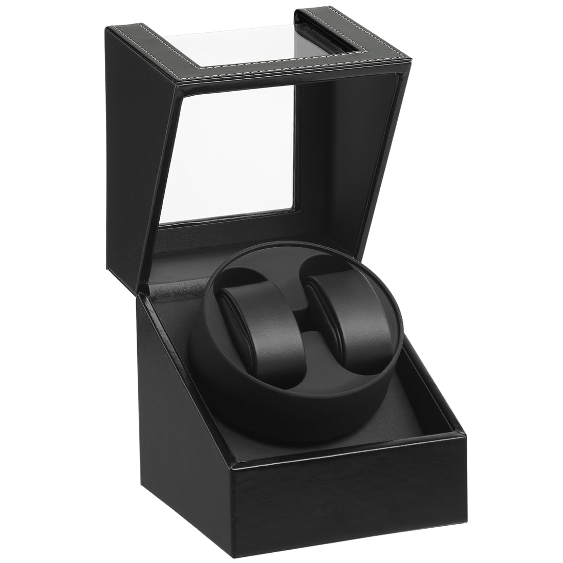 Automatische Uhrenbeweger Box PU Leder Uhrengehäuse mit leisem Motor Netzteil für Automatikuhren…