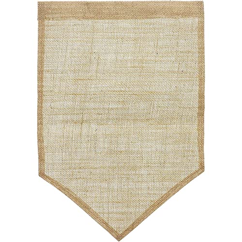 Custom Garden Flags For Decorating, Diy Burlap Pennants (17.7 X 11.8 In, 6 Pack) #TOP4