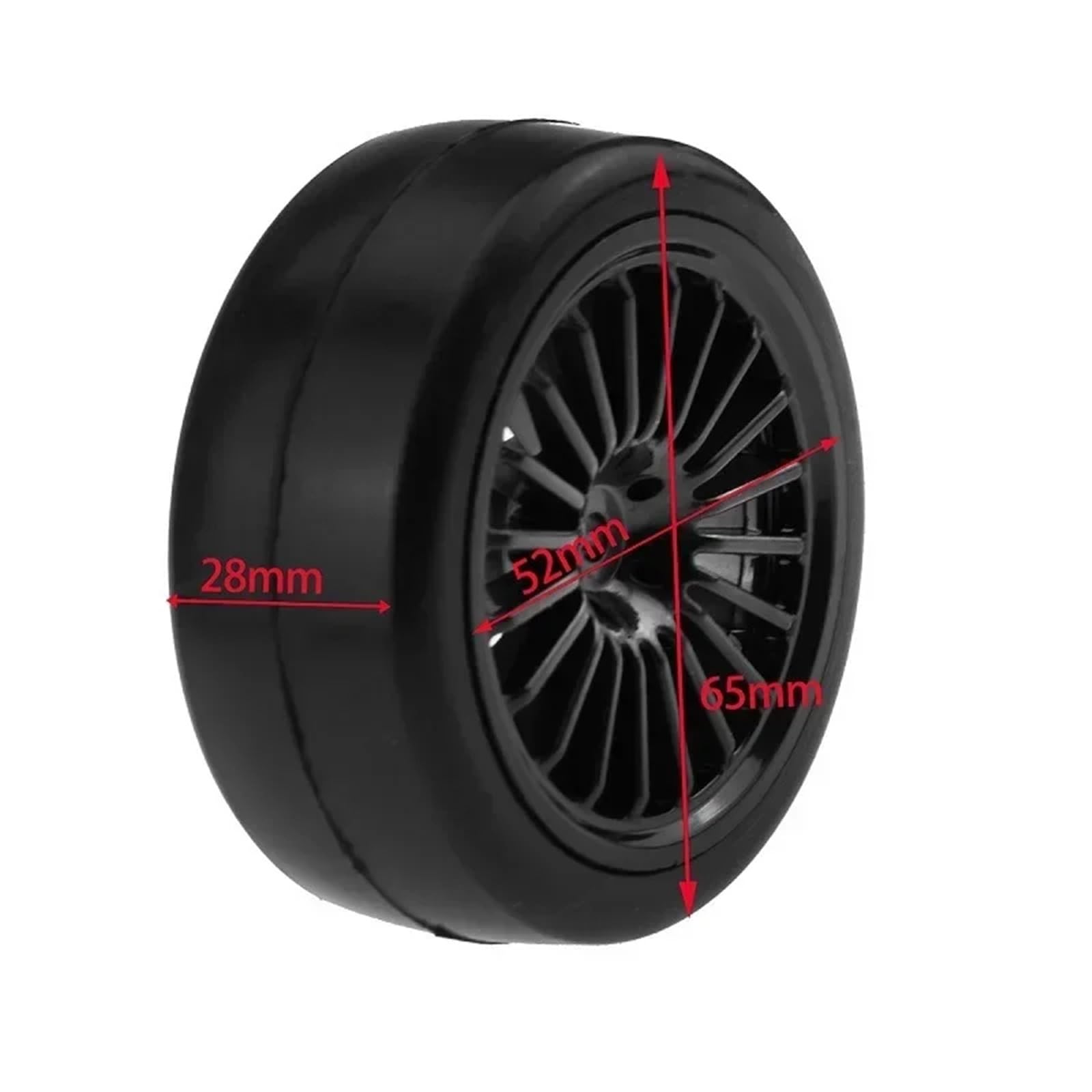 Composants ModèLe Rc pour HSP pour HPI 1/10 Rc Voiture sur Route 4WD 4 Pièces/2 Pièces 26mm Pneus Caoutchouc Jantes Hex 12 Mise À Niveau Modifier Les Décoration