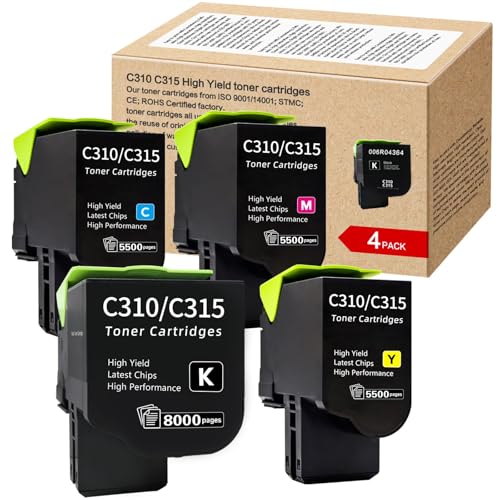 Cartouche toner C310 C315 haute capacité, oubliez les pannes d'encre sur vos imprimantes Xerox C315