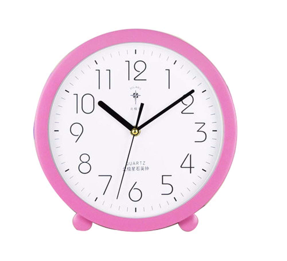Horloge murale de table de chambre à coucher colorée 10 pouces muet