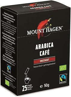 Mount Hagen Bio FT Naturland Instant Kaffee Sticks, 25x2g
