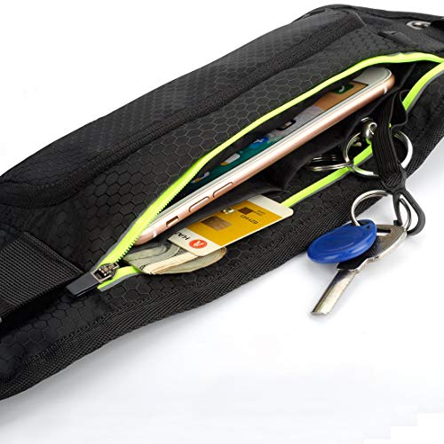 Zhbotaolang Waist Belt Bag Sports Running Camping Cycling Jogging Walking Storage Pack Black #TOP1