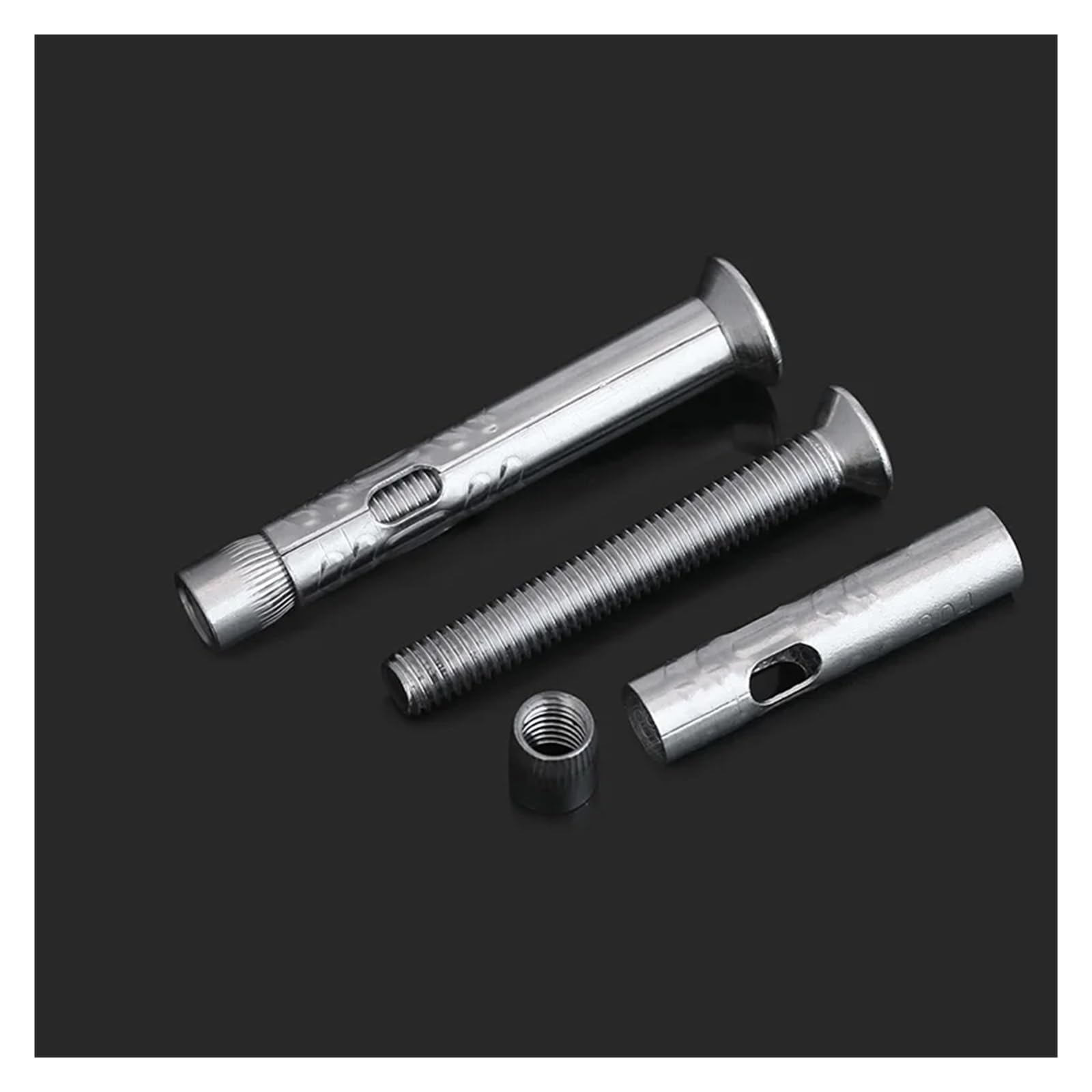 Tornillos de expansión metálicos, tornillos de expansión, anclajes de pared (M8 x 70)