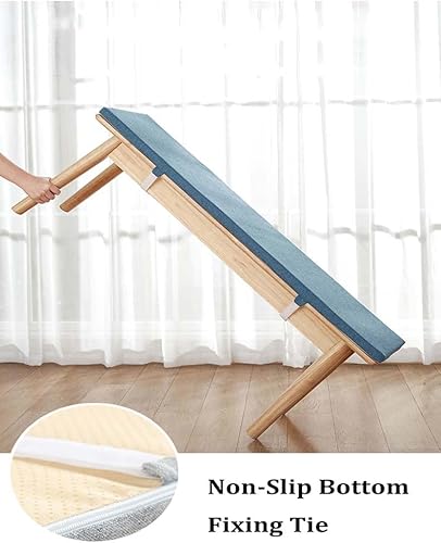 Miniatura 5 de Cojín cómodo para banco de ventana con lazos, 123 pulgadas de grosor, almohadillas personalizadas para muebles de jardín, patio, comedor, silla,