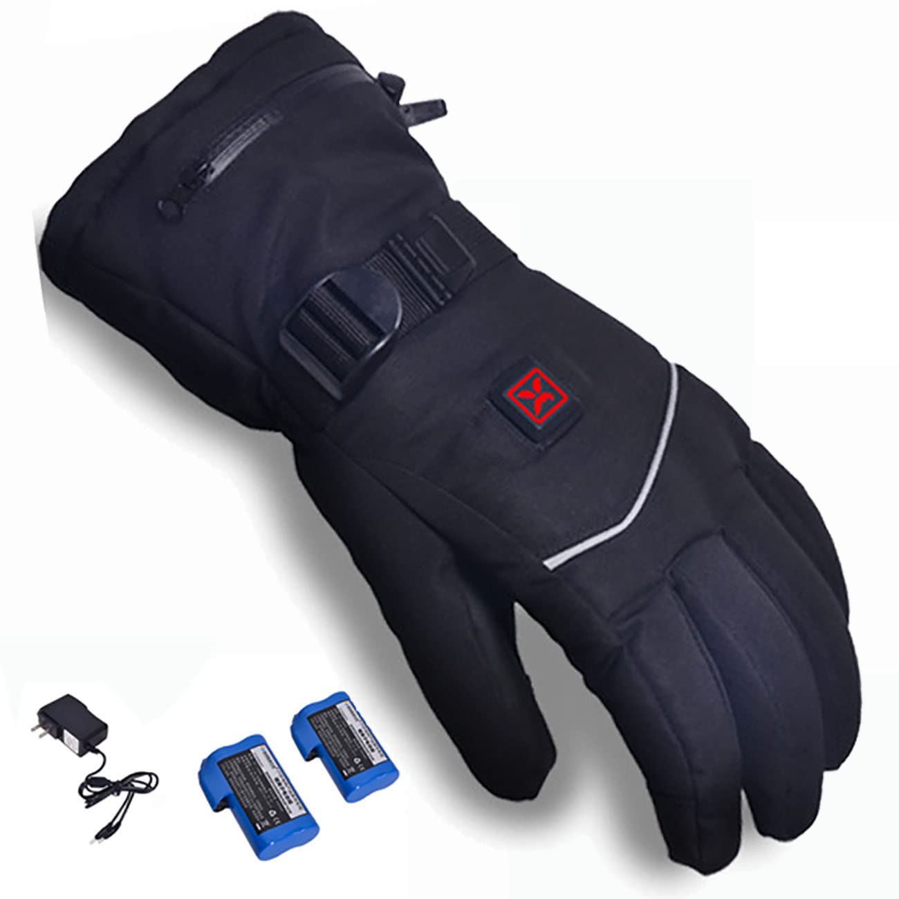 Gants de moto chauffants femme imperméables hiver pour ski et écran tactile