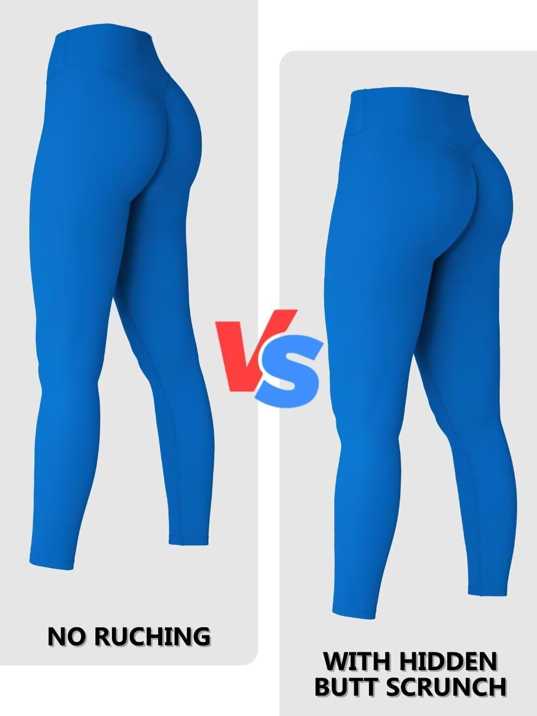 Sunzel Sunzfly Invisible Butt Scrunch Workout Leggings for Women, Butt Lifting High Waisted Gym Yoga Pants with Tummy Control - Image 3