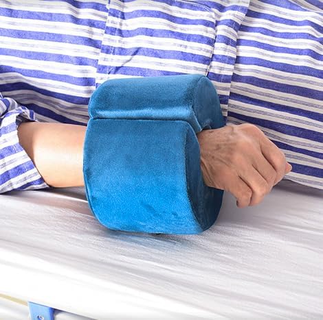 Almohadillas para llagas en cama para adultos, almohada de soporte de pie de cuña, almohadilla de presión para úlcera, protector de tobillo,