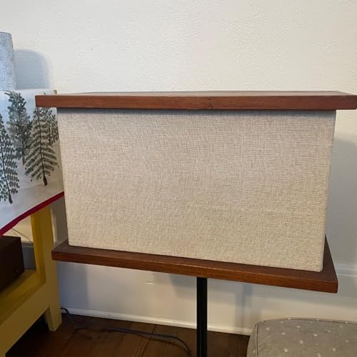 Image of Speaker Grill Cloth Black Speaker Fabric Protective Dustproof Mesh Cloth Stereo Fabric for Audio Amplifier Speaker Repair 50x146cm /19.7''x57.5' (Beige-100x146cm /39.37''x57.5'')