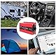 LVYUAN Wechselrichter 12V 230V 1500W Spannungswandler Stromumwandler Inverter mit 2 USB LCD EU Steckdosen für Geschaeftsfahrten und Urlaub