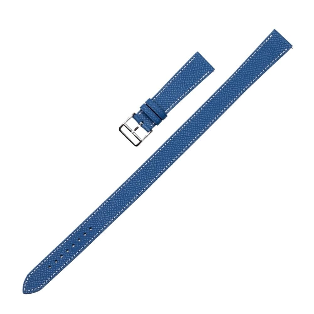 HW036801 Bracelet de montre en cuir de veau avec boucle, 20mm, Acétate, Aucune pierre précieuse.
