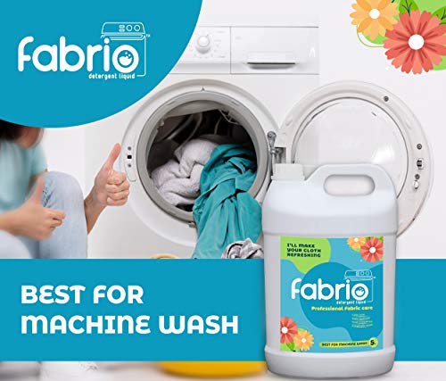 Image of Fabrio Liquid Detergent 5L | Laundry Wash for Fabric Care | Color Care With Stain Remover | Top and Front Load Washing | Enzymatic Wash | Best For Machine Wash