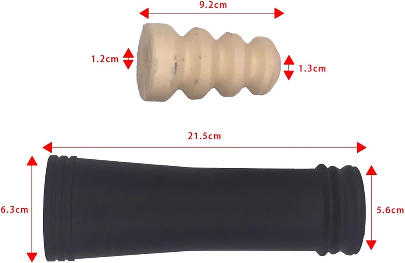 Car Rear Cover Air Shock Absorber Rubber Bellow Boot Set Compatible with Geely EMGRAND GL 1.3/1.8 EMGRAND GS 1.3T/1.8 2016-2018