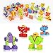 Alphabet Transforming ABC Letters Robots - 26 Piece Alphabots Learning Toys for Toddlers & Preschoolers Classroom Prizes Party Favors