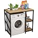 QINDAY Étagère de Rangement imperméable pour Toilettes,économiseur d'espace à 2 Niveaux avec Rangement latéral,Organisateur Salle de Bain,pour buanderie, Salon