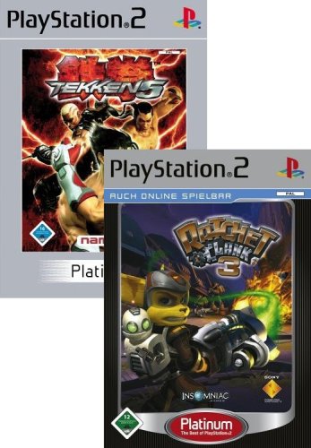 Tekken 5 / Ratchet & Clank 3 (Platinum / Double Pack) - [PS2]