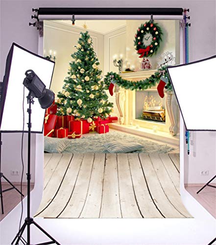 YongFoto 2x3m Vinile Fondali Fotografici Natale
