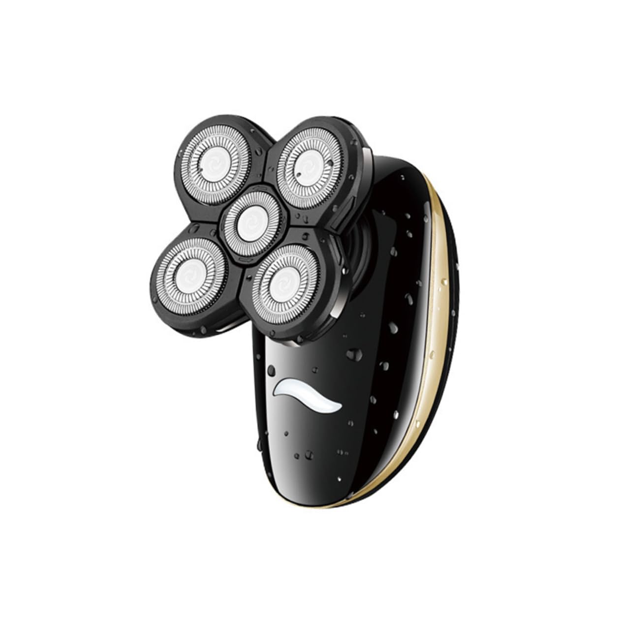 Afeitadora Eléctrica Rotativa Recargable Lavable para Hombres