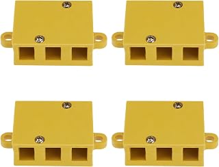 Create idea 4Pcs 3 Pole High Current Electric Bicycle Motor Cable Connector Block Electrical Motor Controller Wire Connection Box for E-Bike Wire Connect Phase Wires