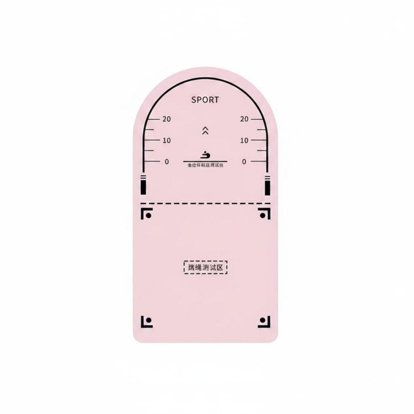 CALANDIS Standing Long Jumping Pad Non-Slip Jump Measurement Mat Clear Scale Marks Athletic Gear for Students, Kids, Home Exercise, Indoor Training Ly-Jump Rope-Pink-image-29
