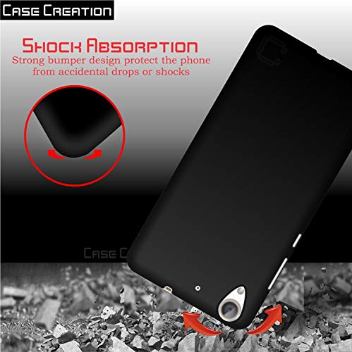 Image of Case Creation for Honor 5A 2019 Back case, Huawei Honor 5A Slim Flexible Smart Look case with 360 Camera All Angle Protection (Pure Black)