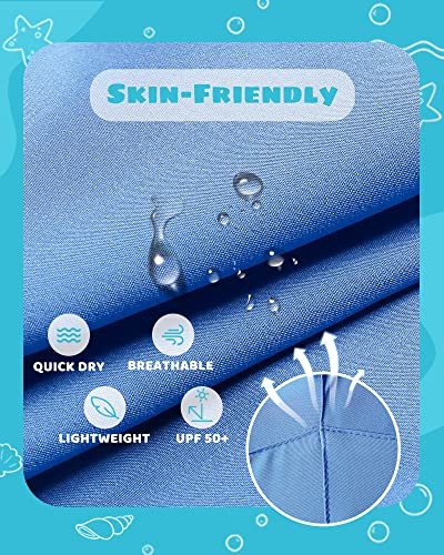 Image of maamgic Boys Swim Trunks with Compression Liner Toddler Stretch Swim Shorts