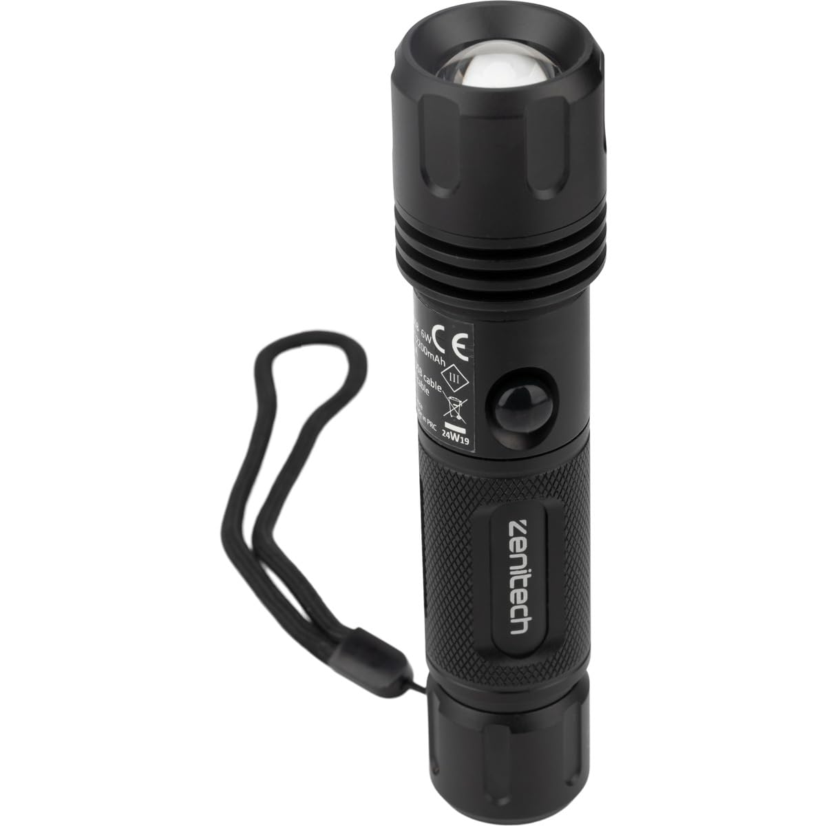 Zenitech Lampe torche LED rechargeable USB 160/​500lm