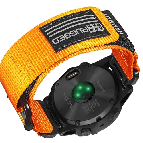 HEMSUT Correa Deportiva de Nylon 20mm para Garmin miniatura 1