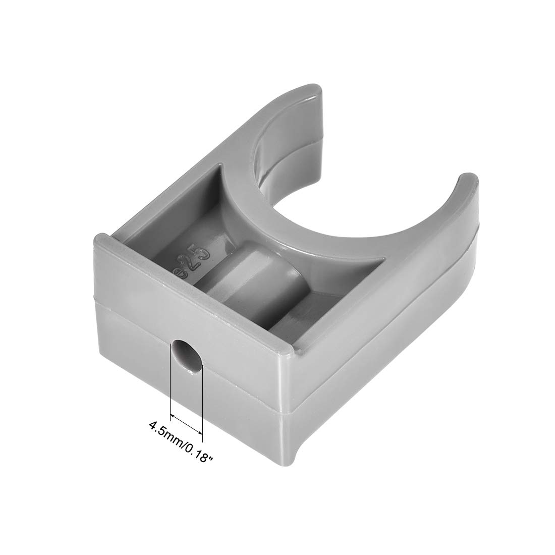 Uxcell PVC Rohrschellen, U-förmig – 30 Stück Für 25 Mm Rohre, Praktisch Für Garten & Haus