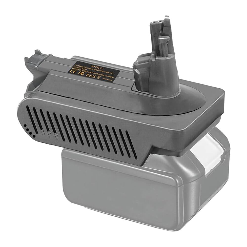 Sarini Akkukonverter für Maki-ta 18 V auf V10 Akkuadapter,kompatibel mit Maki-ta 18 V Akku,kompatibel mit V10 Staubsauger - Image 4