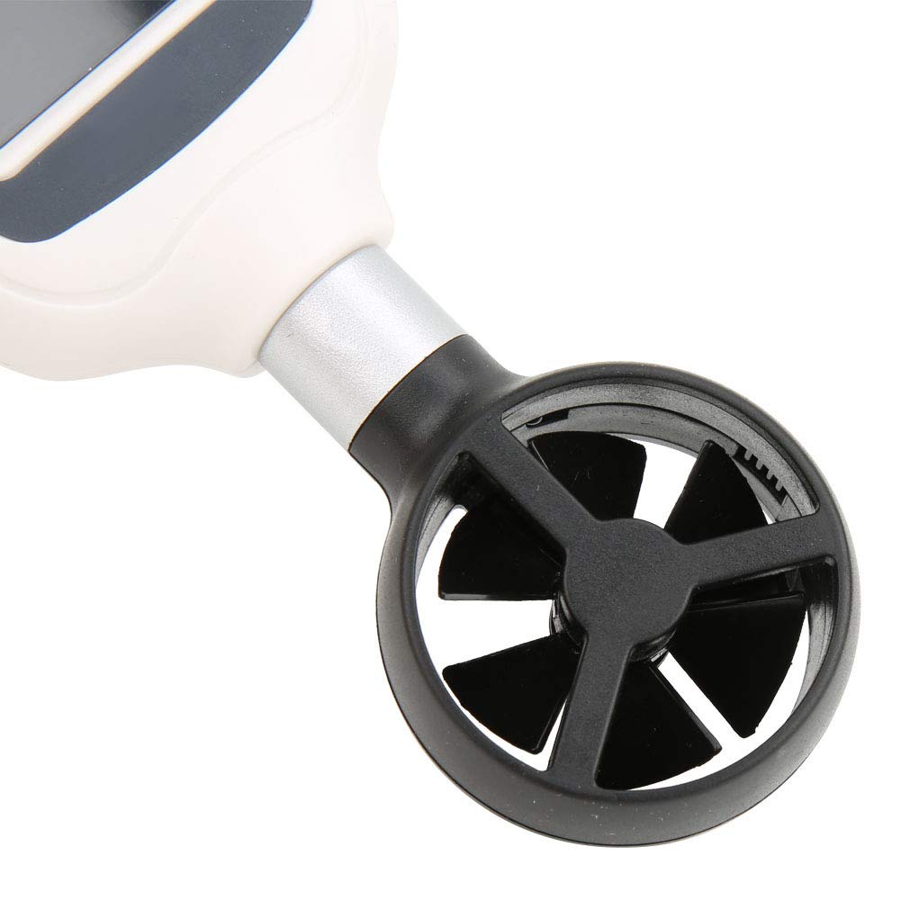 MT 915 Digitales Handanemometer zur Messung von Windgeschwindigkeit und Temperatur – Tragbares Wettermessgerät mit Max./Min.-Datenspeicherung für UAV-Umgebungen und den