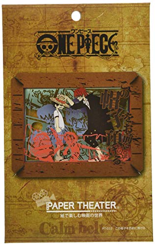 Paper Theater One Piece leave you this hat maquette en papier à construire manga