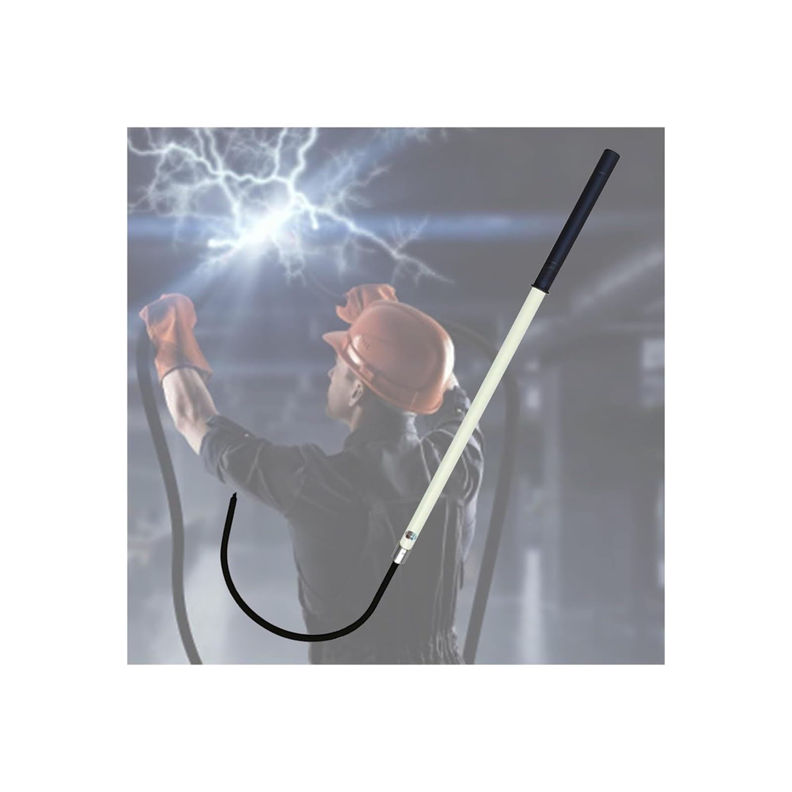 Postes eléctricos y gancho de rescate aislado con mango de fibra de vidrio de alta resistencia