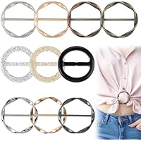 DSLSQD 8 piezas T Clip Broches para ropa, anillo de tela,