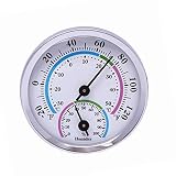 LayscoPro Mini Indoor Thermometer Hygrometer Analog 2 in 1 Temperature Humidity Monitor Gauge for Ho