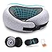 Produktbild DYD Reisekissen 100% reines Memory Foam Nackenkissen - aufgerüstet ergonomisches Design 360 °Vollhals Kinnstütze, bequemer & atmungsaktiver Bezug, ultraweiches Reisekit mit 3D Augenmasken, Ohrstöpsel