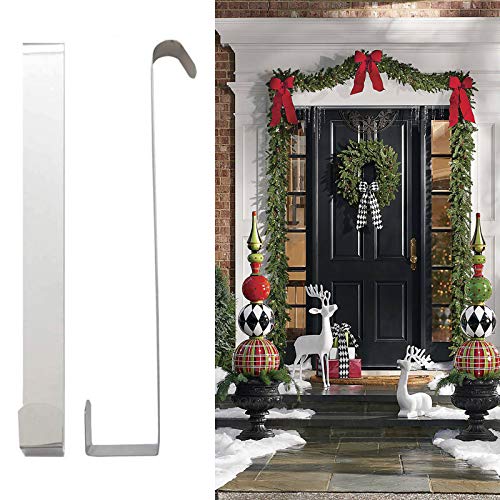 Door-Wreath-Hanger-Hook-Strong-Metal-Over-the-Door-Hook-28cm-for-Every-Day-Use-and-for-Christmas-Perfect-for-Hanging-Clothes-Bags-Scarves-and-Christmas-Wreath