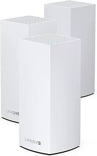 Linksys MX5500 Velop Atlas WiFi 6 Router Home WiFi Mesh System, Dual-Band, 8,100 Sq. ft Coverage, 90+ Devices, Speeds up to (AX5400) 5.4Gbps - 3 Pack
