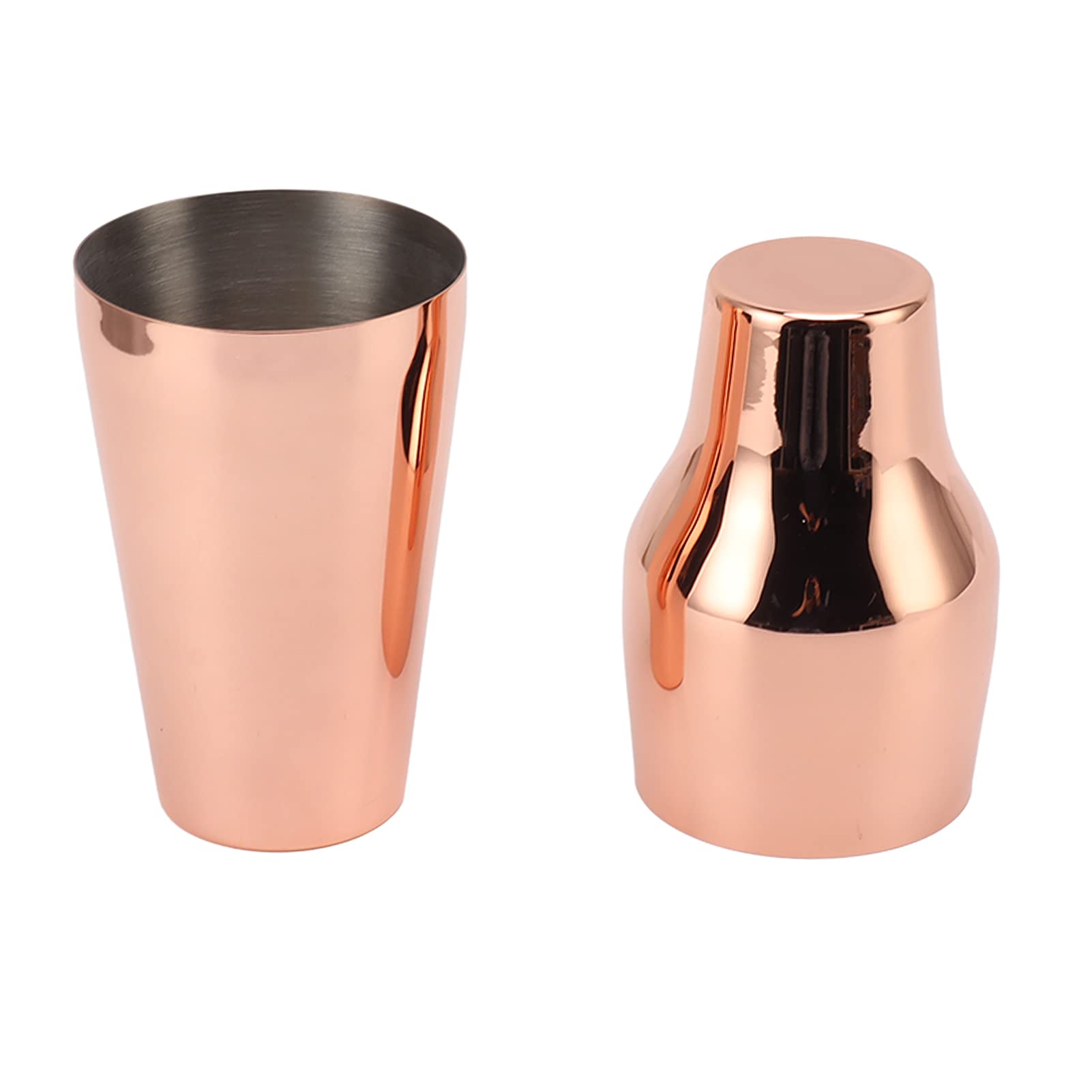Coctelera para bar y hogar: copa mezcladora francesa de acero inoxidable para cócteles perfectos