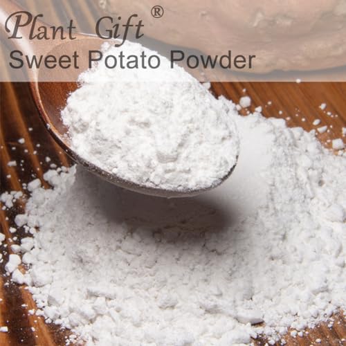 100% Natural Pure Sweet Potato Powder 100g/3.52oz 红薯粉 Süßkartoffelstärke gekocht für Stärke Verdickungsmittel für Saucen, Suppe, & Gravy, frei von Konservierungsmitteln